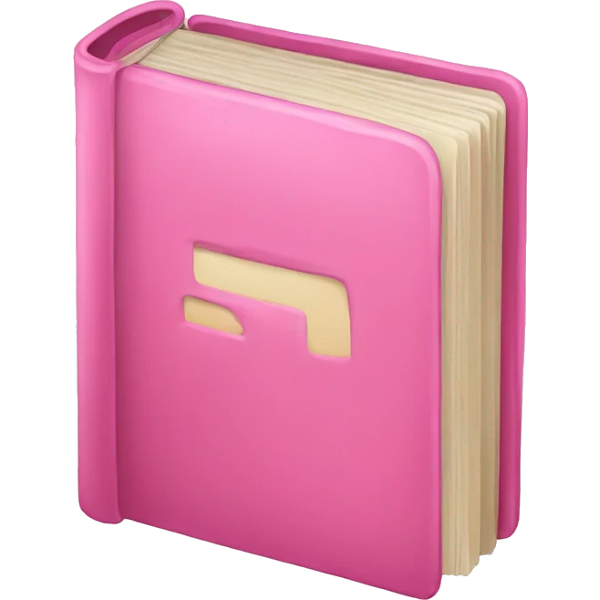 pink book  emoji
