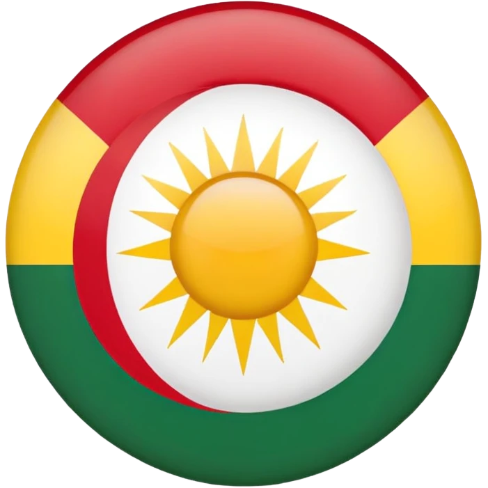 Kurdistanflagge emoji