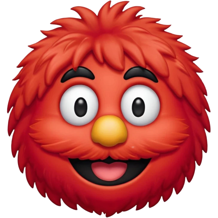 Elmo face  emoji