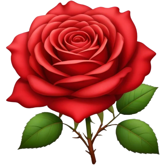rose of Rustic Red color  emoji