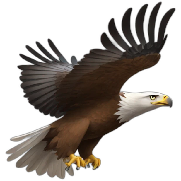 Eagle fly emoji