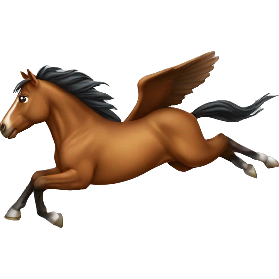 horse flying  emoji
