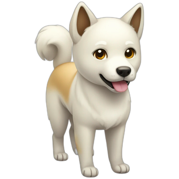 white inu full body emoji