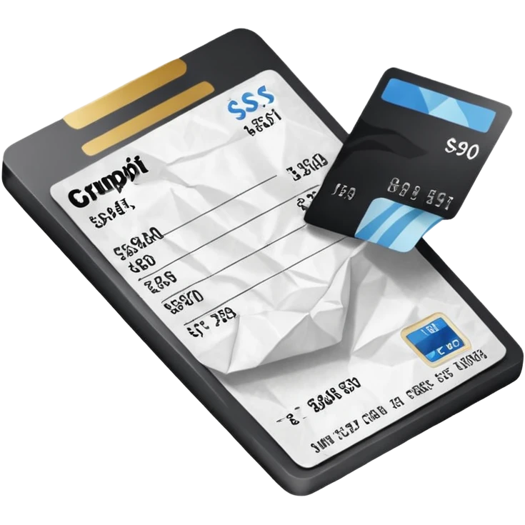 credit card receipt emoji