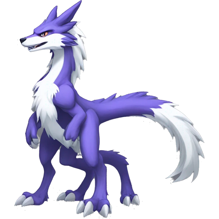 Cool Edgy Sergal species by LiLaiRa full body emoji