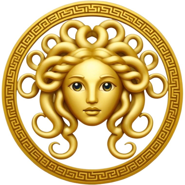 Medusa Versace logo emoji