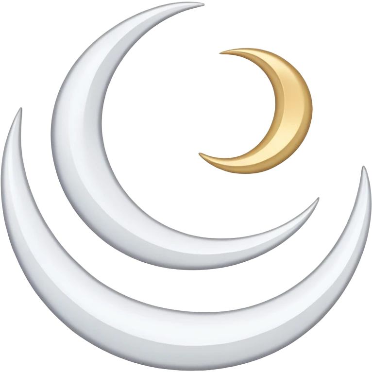 Üç hilal emoji