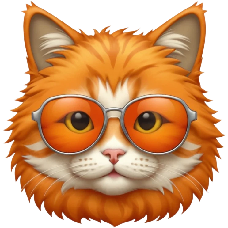 Cat wearing sunglasses emoji