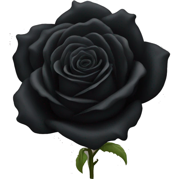 black roses emoji