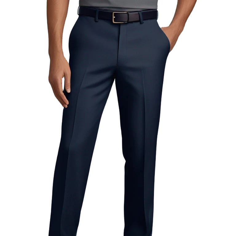 Worsted wool trousers navy  emoji