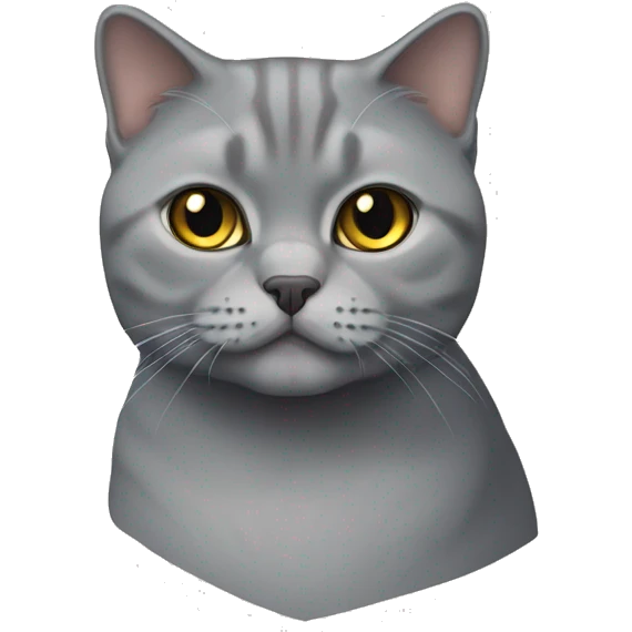 British shorthair cat emoji