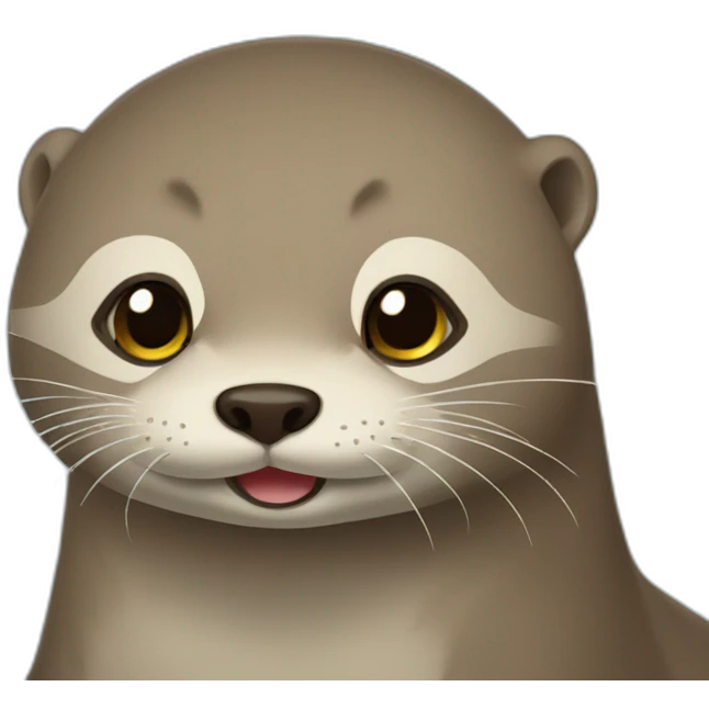Loutre sur tourtue emoji
