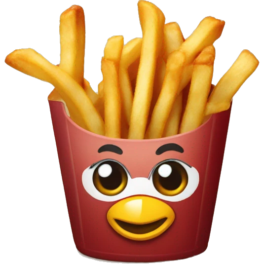 Chicken strips and French fries emoji