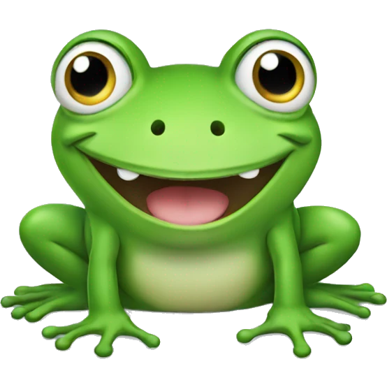 happy frog emoji