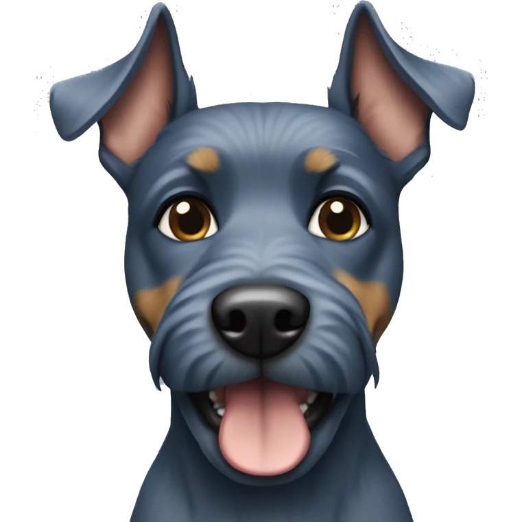 Blue American terrier emoji