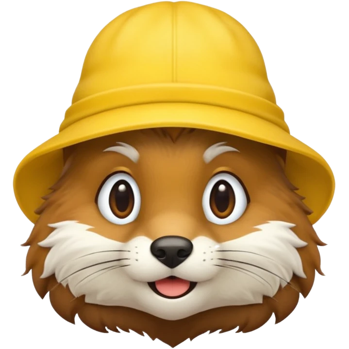 yellow hat animal emoji