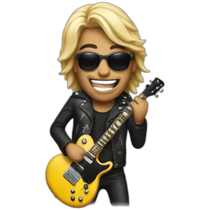 Rock star  emoji