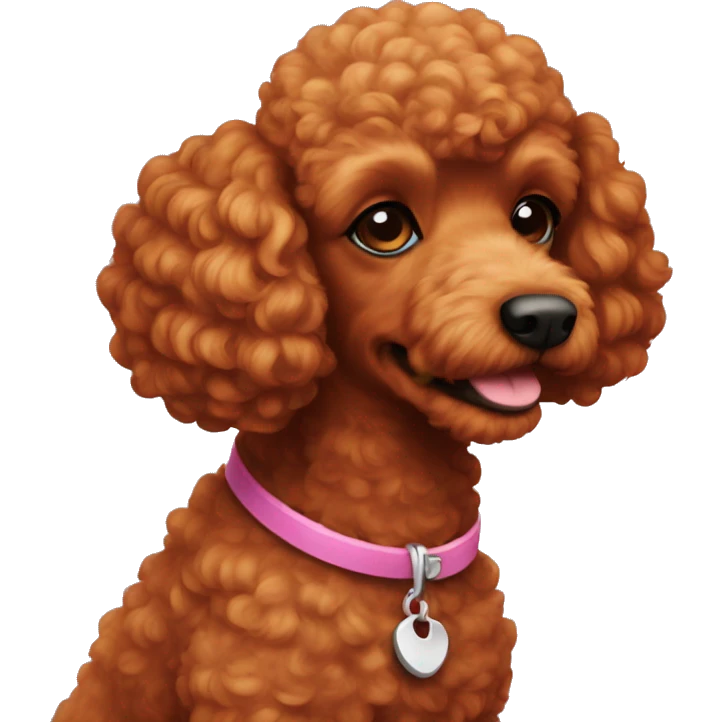 Red poodle emoji