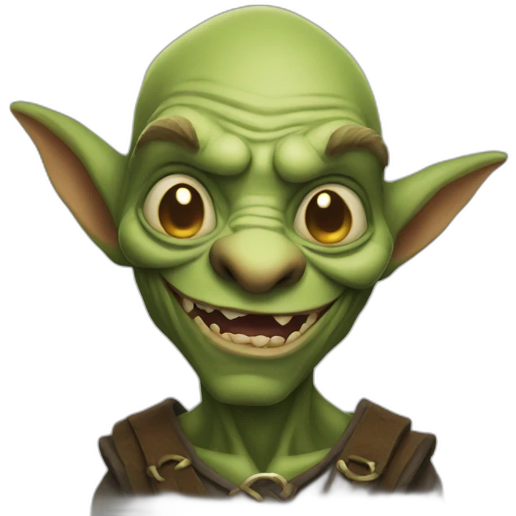 Goblin qui rie emoji