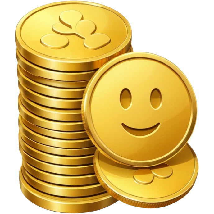 golden coins emoji