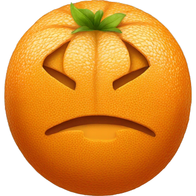orange emoji