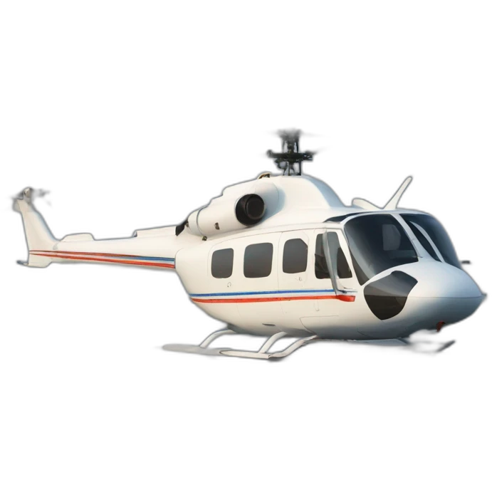 Un hélicoptère sur un bateau  emoji