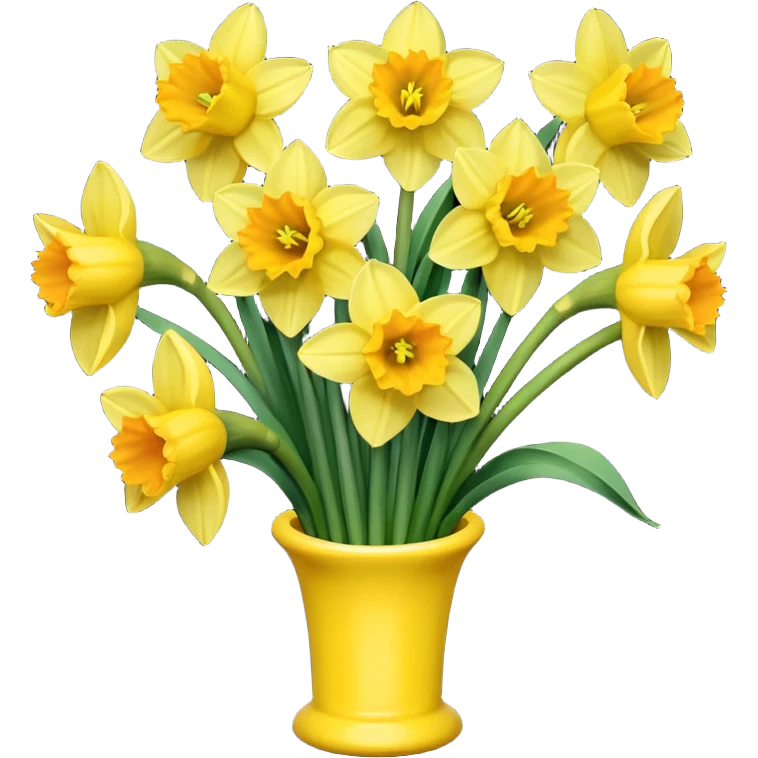 Bunch of daffodils emoji