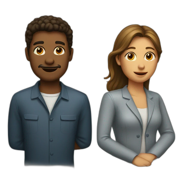 two people talking emoji