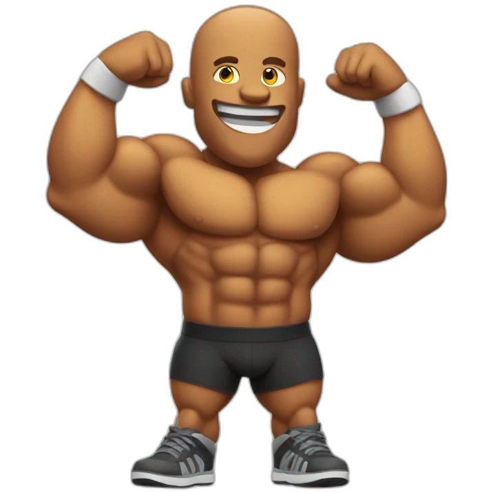  muscles partying emoji