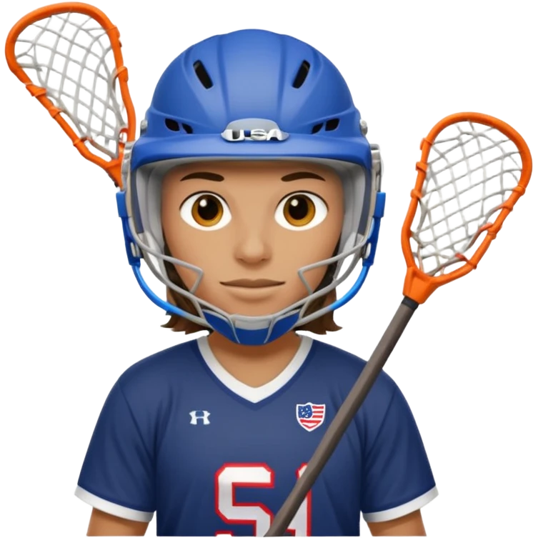 usa lacrosse player emoji