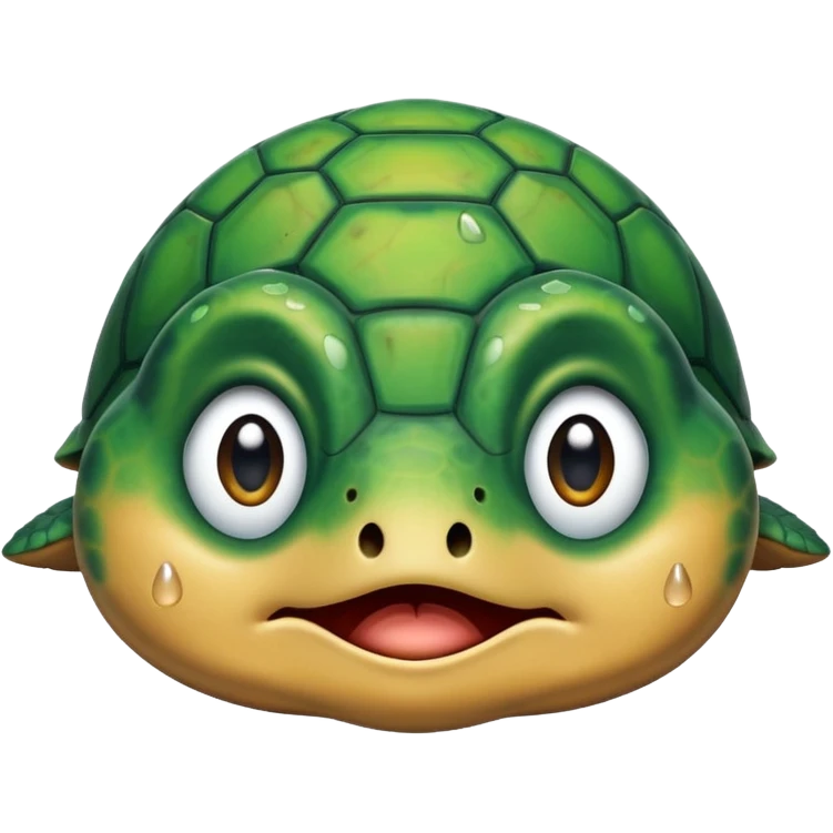Turtle crying  emoji
