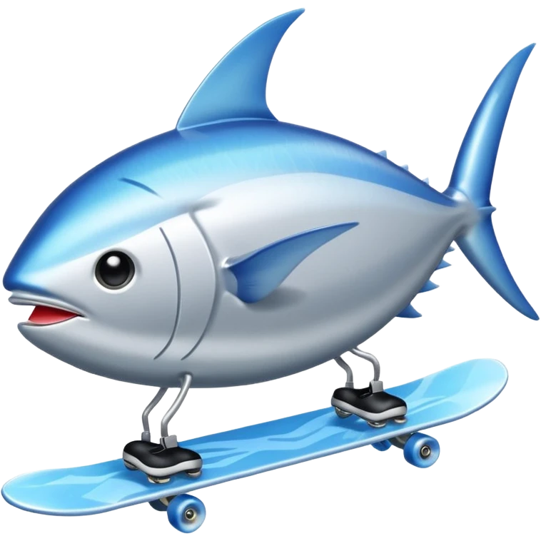 Atún patinando emoji