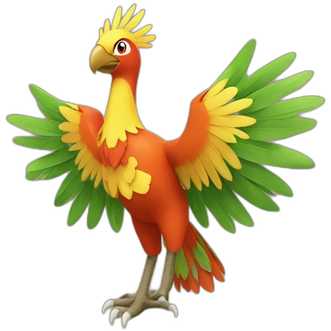 Ho-Oh pokemon emoji