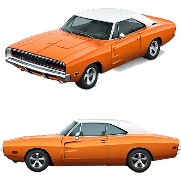 Dodge charger  emoji
