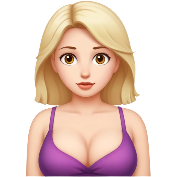 girl with big breasts emoji