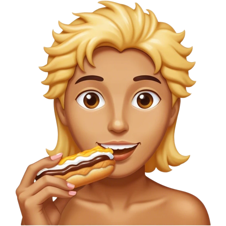 Эклер солнышко  emoji
