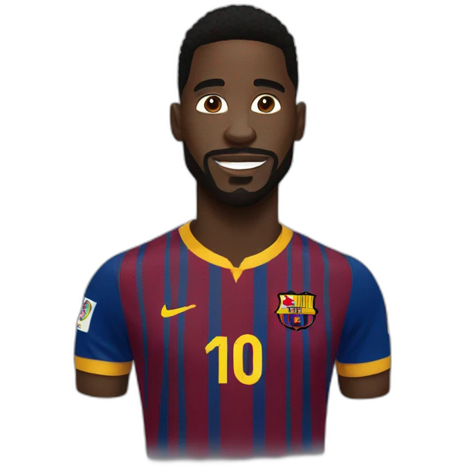 Black Messi emoji