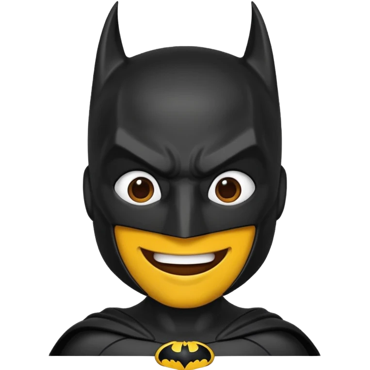 Make a emoji of batman emoji