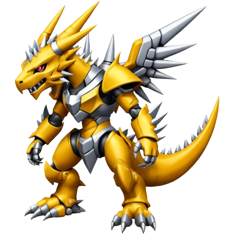 DoruGreymon-Wargreymon-Digimon, full body emoji