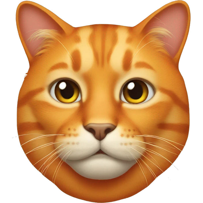 Big orange cat  emoji