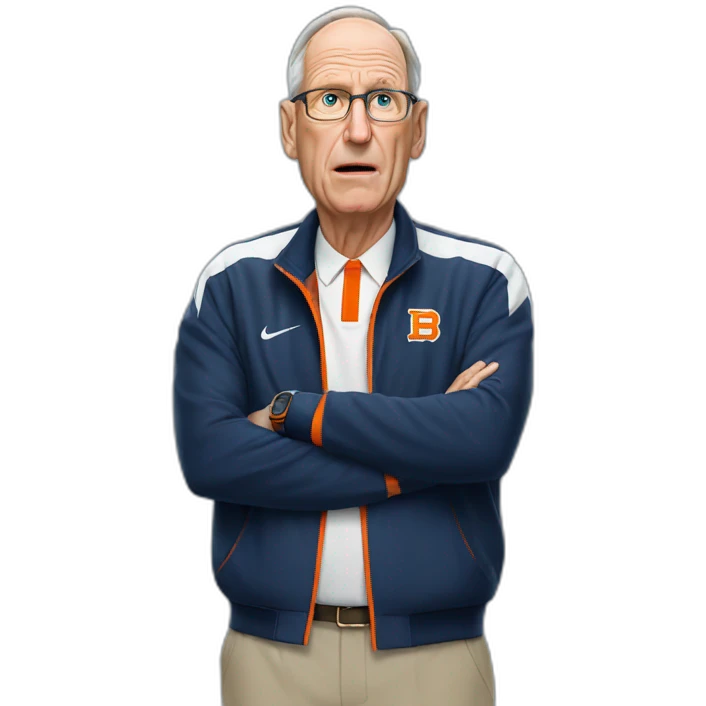 Coach Jim Boeheim shrugging emoji