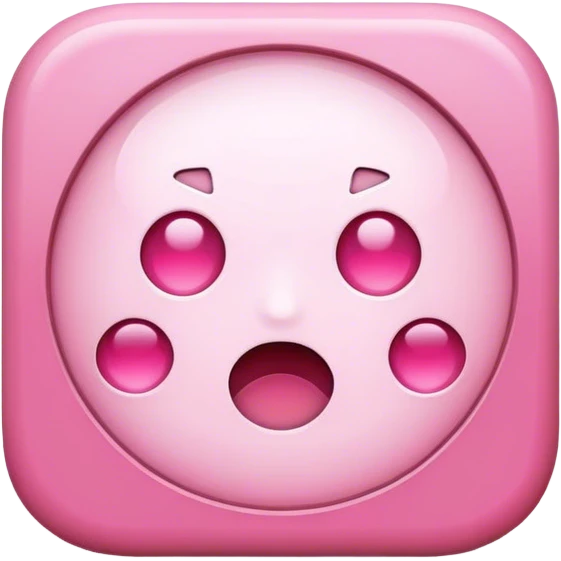 classic pink alert icon emoji