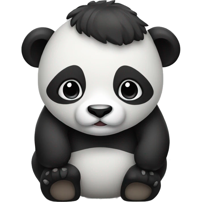 panda with a big butt emoji