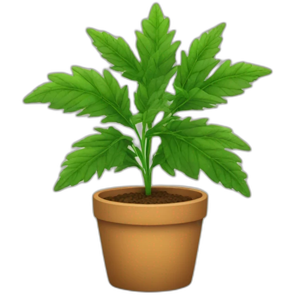Make me a weed plant emoji