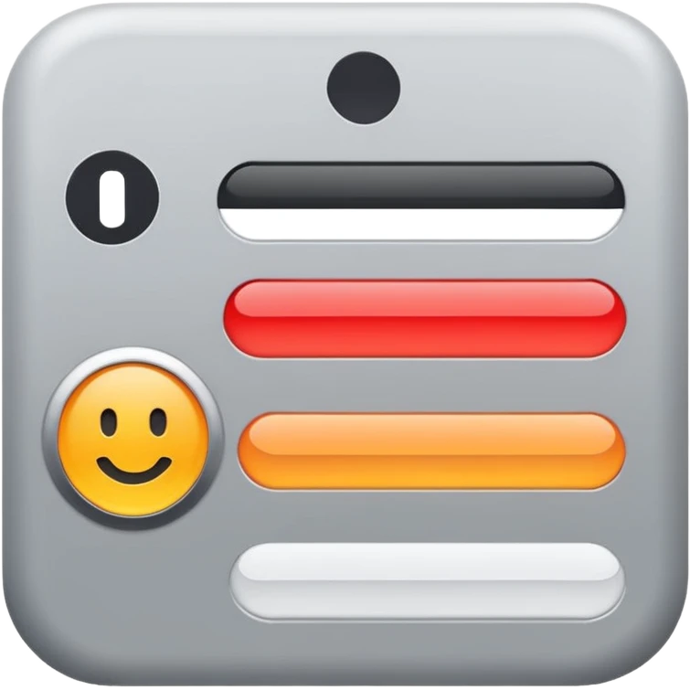 Text input with bold and italics buttons emoji