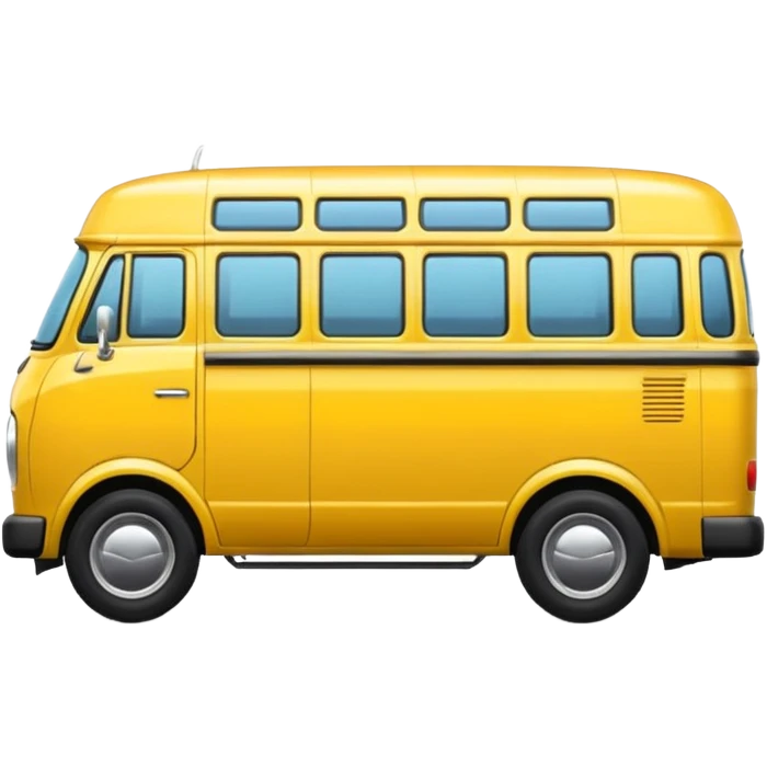 yellow minibus emoji