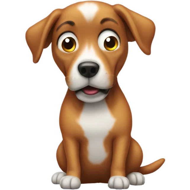 dog farting  emoji