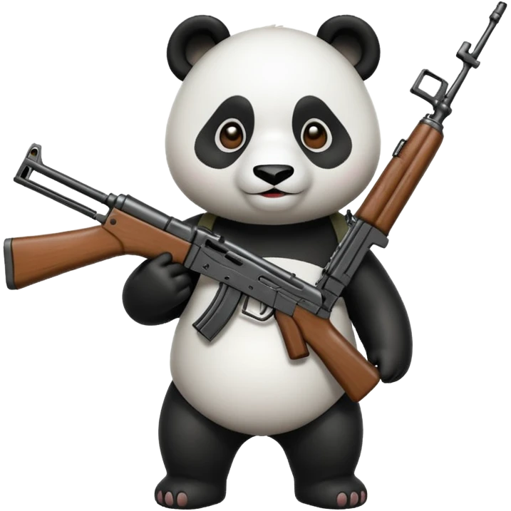 PANDA WITH AK47 emoji