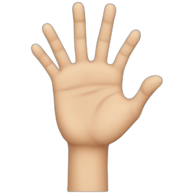 hand mid finger emoji