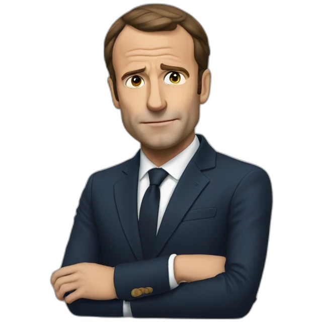 Macron qui dort emoji